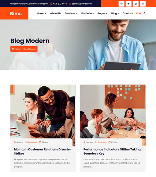 Blog Modern
